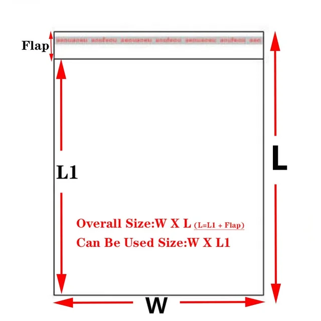 투명 자체 밀봉 작은 폴리 OPP 비닐 봉투, 보석 선물 포장 셀로판 가방
