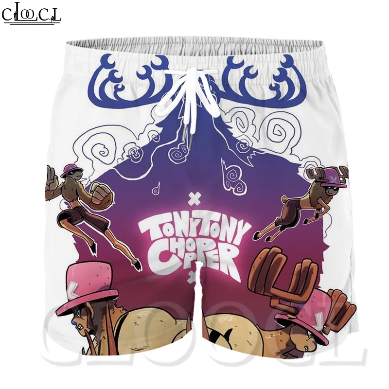 Детские шорты CLOOCL с принтом в виде обезьяны Луффи повседневные модные короткие