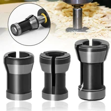 3 pçs de haste 3/4 "6/1/4/8mm, conjunto de haste de broca de moagem, ângulo de pinça embutido