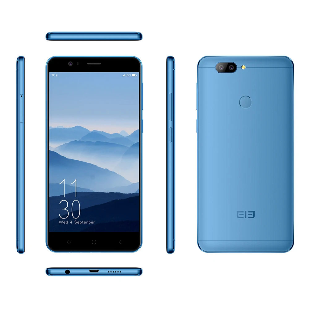 Elephone P8 мини-смартфон, 4 Гб ОЗУ, 64 Гб ПЗУ, Восьмиядерный процессор MTK6750T, Android 7,0, 13,0 МП, отпечаток пальца ID, 5,0 дюймов, 4G LTE, сотовый телефон