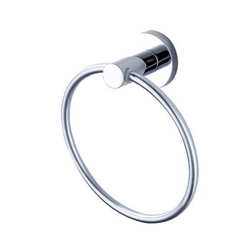 

Bathroom Accessories Anti Rust Hanging Toilet Organizer Round Hotel Modern Wall Mounted Rail Stainless Steel Towel Ring Kitchen