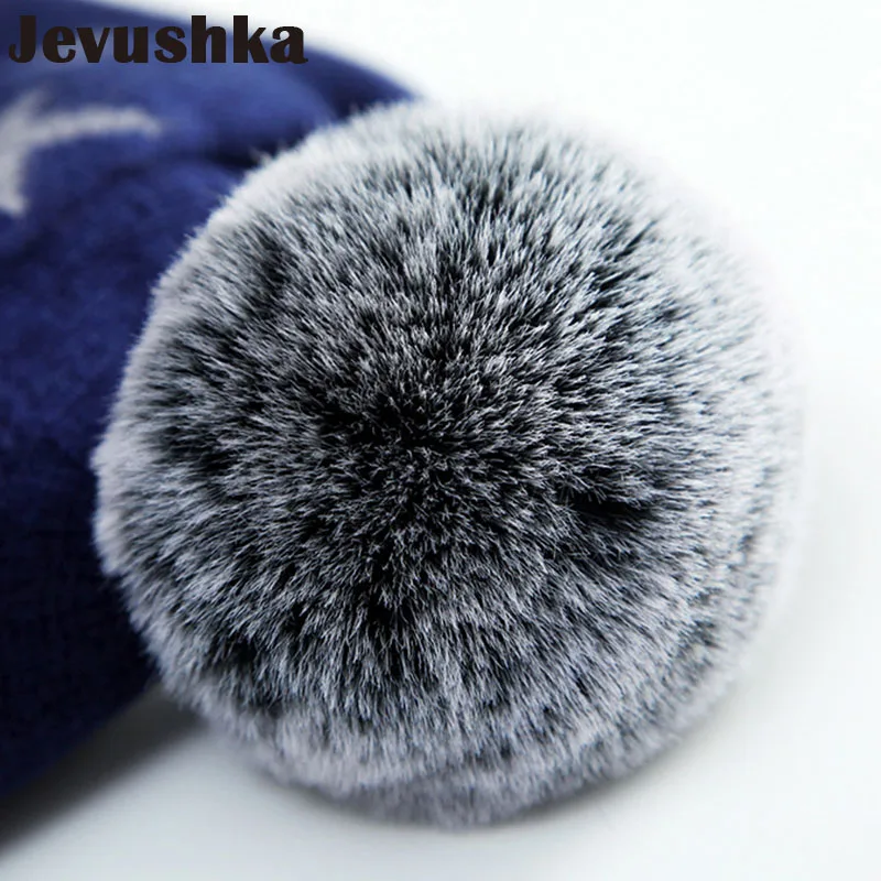 Winter Kids Balaclava Hat PomPom Knit Beanie Hats for Baby Boy Hat Scarf Snood with Double Layer Caps for Boys