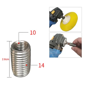 

M10 M14 M16 Angle Grinder Polisher Interface Converter Drill Bit Screw Connecting Rod Thread Adapter for Polishing Machine