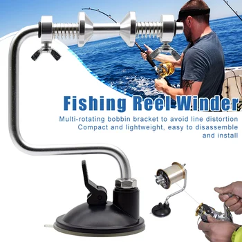 

Fishing Line Winder Portable Lightweight Spooler Machine Spin Reel Station System SMN88