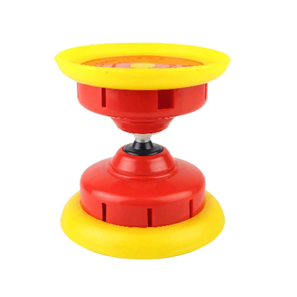 U форма мастера игрушка Diabolo вращающийся центральный вал громкий звук Начинающий с сумкой детский подарок струна тяните двойной головкой быстро прочный