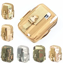 Камуфляжная тактическая сумка Мужская поясная сумка «милитари» поясная походная сумка холщовая охотничья сумка 6in мобильный телефон доступно 9 цветов