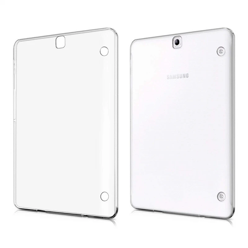 Чехол для samsung Galaxy Tab A 8,0 10,1 10,5 ТПУ Прозрачный Силиконовый противоударный чехол для S2 S3 S4 S5E S6 8,0 9,7 10,5 задний Чехол