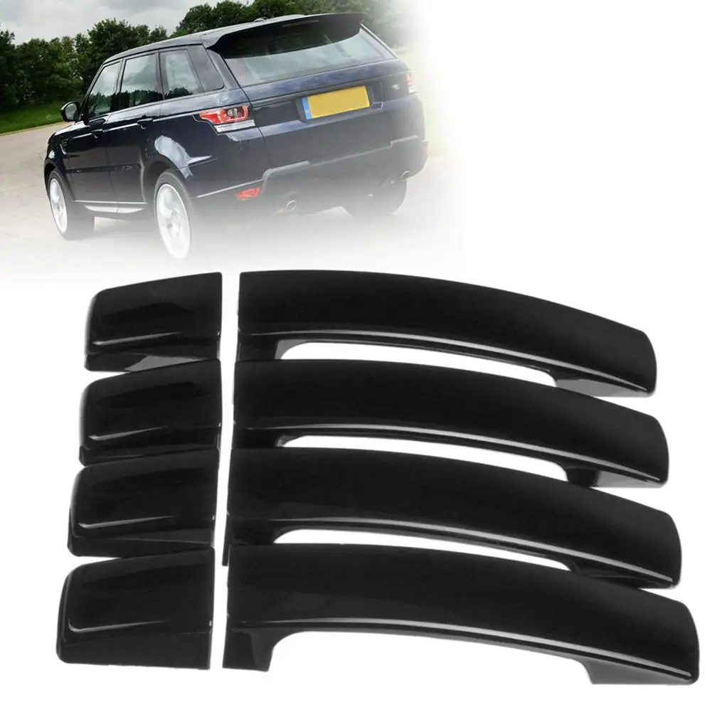 

8Pcs The New durable Car Door Handle Covers Trim for Range Rover Sport Discovery 3 2005-2009