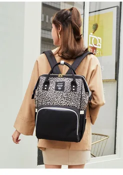 

26*15*42cm Stylish multifunctional large capacity baby bag shoulder diaper waterproof Travel Backpack Nursing Bag For Handbag