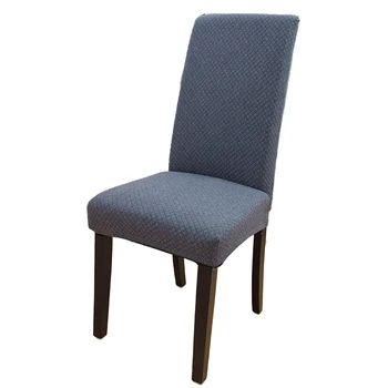 

New Super Thick Cotton Spandex Dining Chair Cover Stretch One Piece Universal Chair Covers Machine Washable High Back Chair