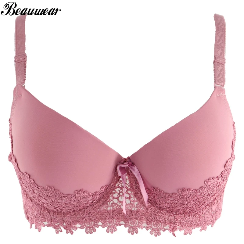 Beauwear сексуальное женское нижнее белье бюстгальтер с пуш ап чашечка B C Цветочная