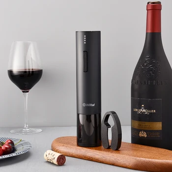 

Black Automatic Bottle Opener Electric Easy Household Wine Bottle Opener Artifact Chaveiro Abridor Kitchen Tools Gadgets EF50BO