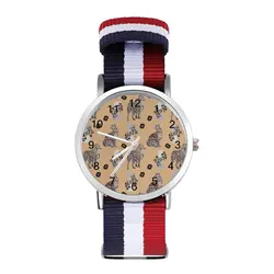Reloj de pulsera con estampado de leopardo para hombre, accesorio de pulsera de cuarzo con diseño de Animal salvaje, ideal para Fitness