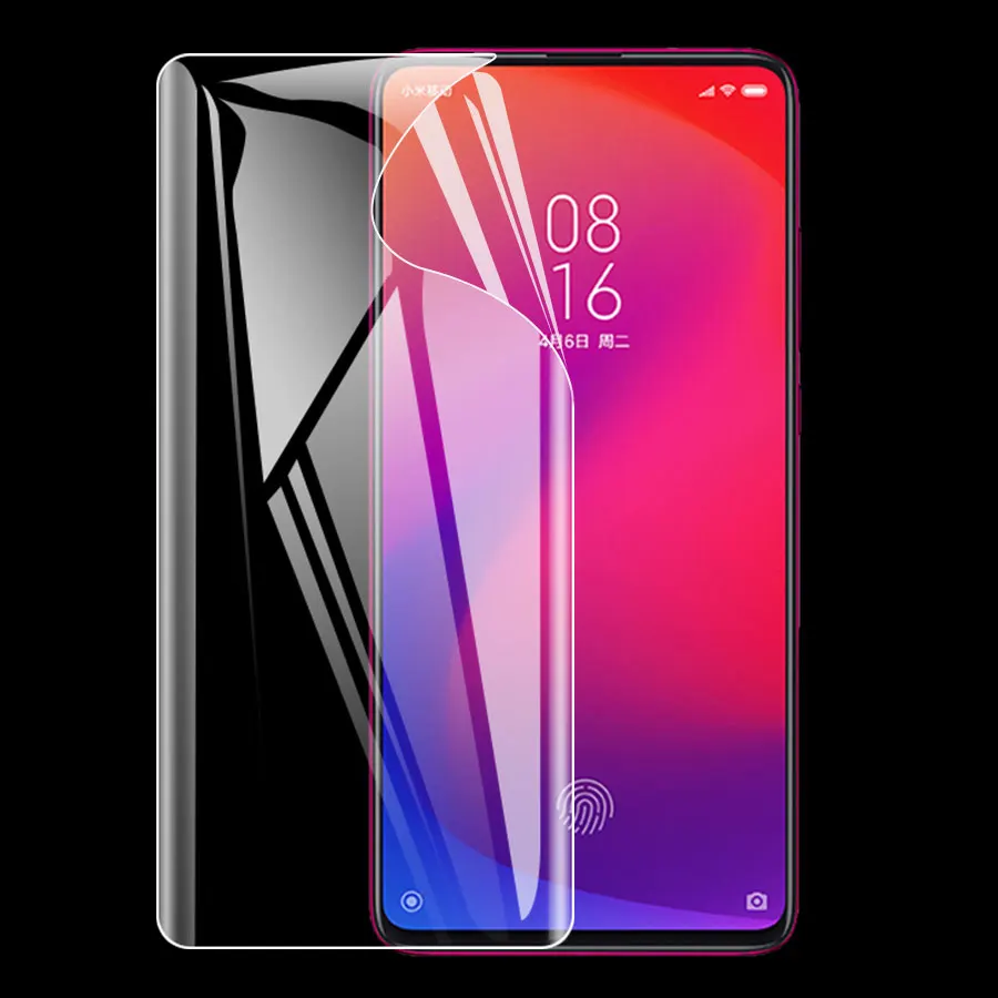 Передняя + задняя мягкая защитная пленка из ТПУ для Xiaomi Mi 9T A2 lite POCO Pocophone F1 Redmi K20 Note 7