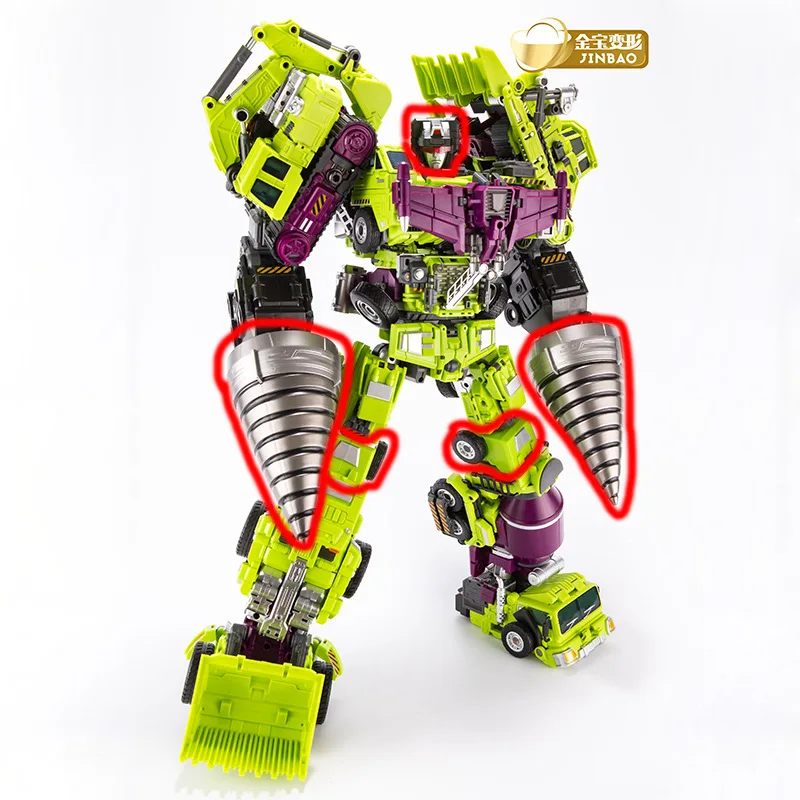 Трансформация jinbao Devastator комплект для модернизации фигуры игрушки