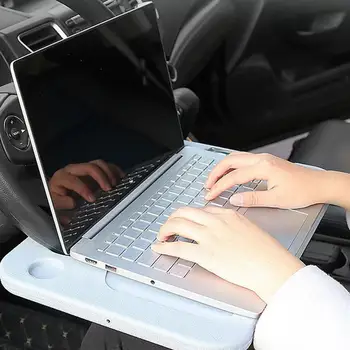 

Multifunctional Car Laptop Stand Notebook Desk Steering Car Tray Food Holder Table Drink Computer Wheel Table Card U8S2