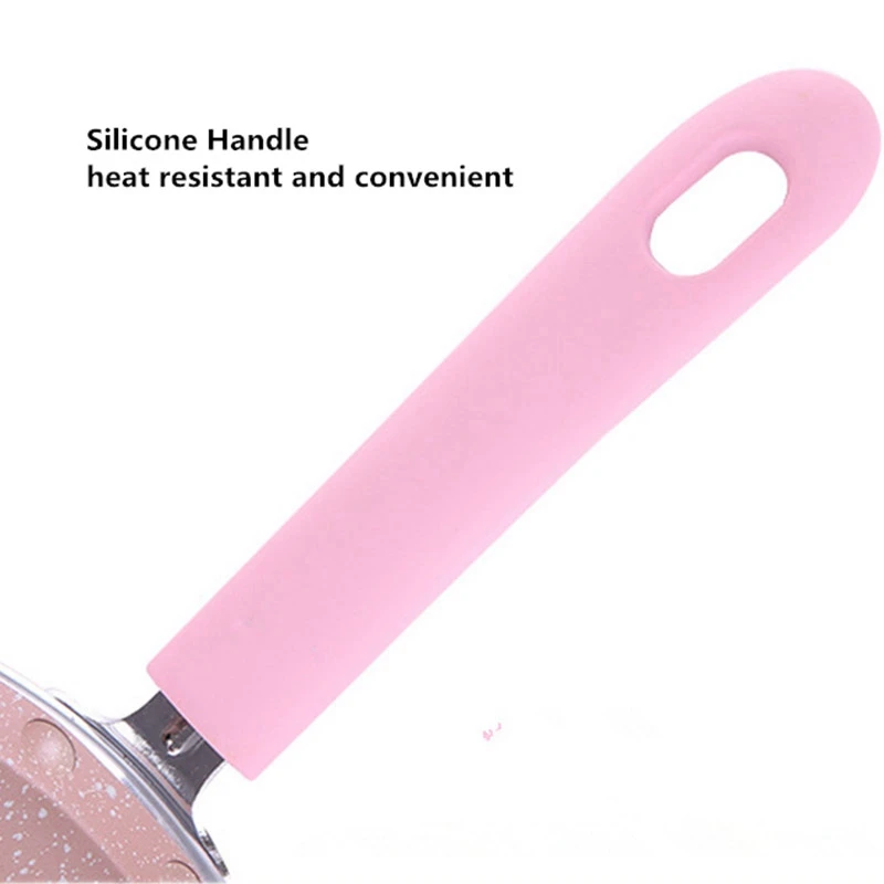 24Cm(8 Inch)Frying Pan Pizza Pancake Non-Stick Pan Aluminum Pans Steak Frying Pot Gas Cooker Induction Cooker Pans Flat Frying P