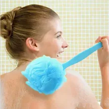 В настоящее время доступно Висячие длинноствольные потертые полотенца Loofah с ручкой сзади потертые банные щетки Большой Loofah