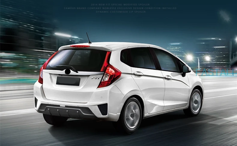 Для Honda FIT JAZZ-19 задний спойлер, задний спойлер, угол обзора, передняя и задняя губы, украшение, защищает от царапин, аксессуары GK5