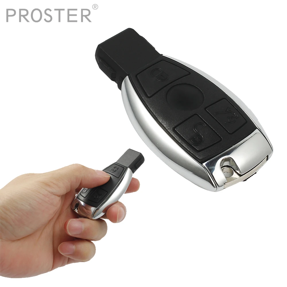 

AUTOUTLET for 3 Button Remote Key Case Shell Fob For Mercedes Benz C E G R S CL GL SL CLK SLK