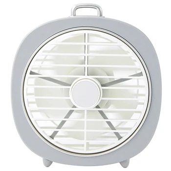 

Personal Desk Fan Degree Rotation 3 Speeds Mini Size Desktop Table Protable Fan With Usb Rechargeable Powerful Wind Quiet Operat