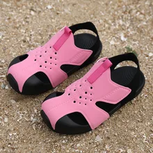 

2021 New Summer Shoes For Girls Boys Beach Sandals Baby Shoes Kids Leather Sandals New Fashion Casual Children's Shoes TLX15