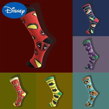 

Funny Cartoon Anime Dog happy Men Socks Deadpool Batman Avocado Spiderman Alien Personalized Novelty Socks Cotton Gifts for Men