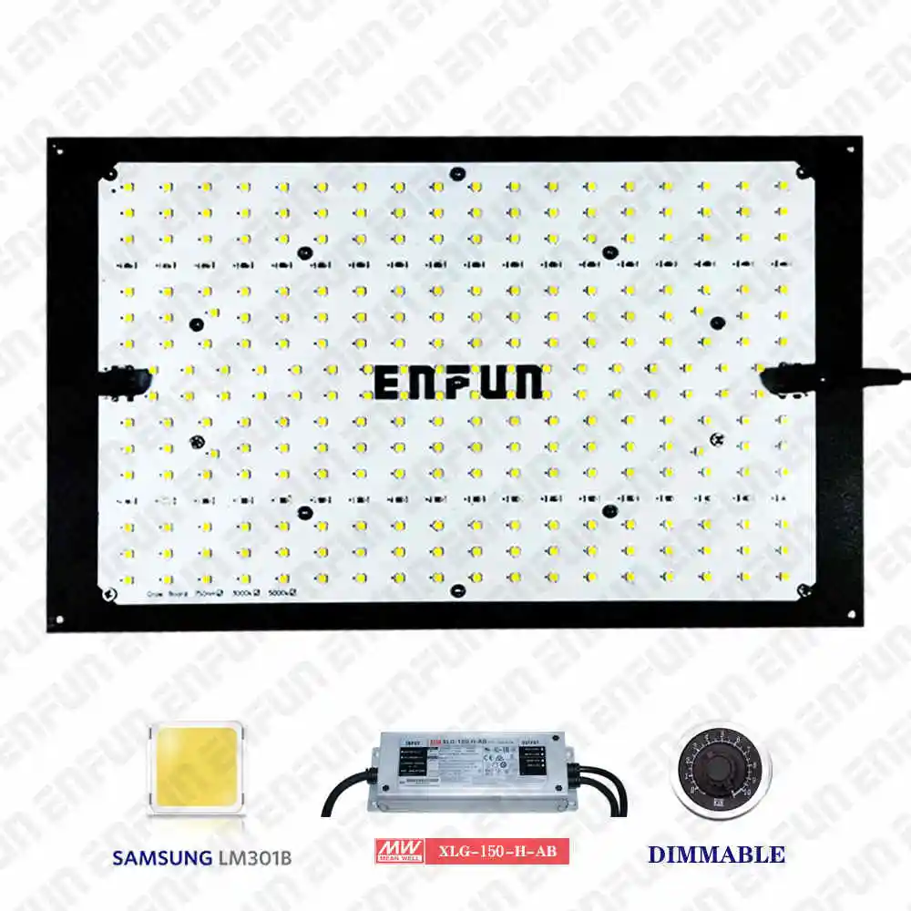 120W samsung lm301 grow quantum light board full spectum 288-pcs meanwell driver