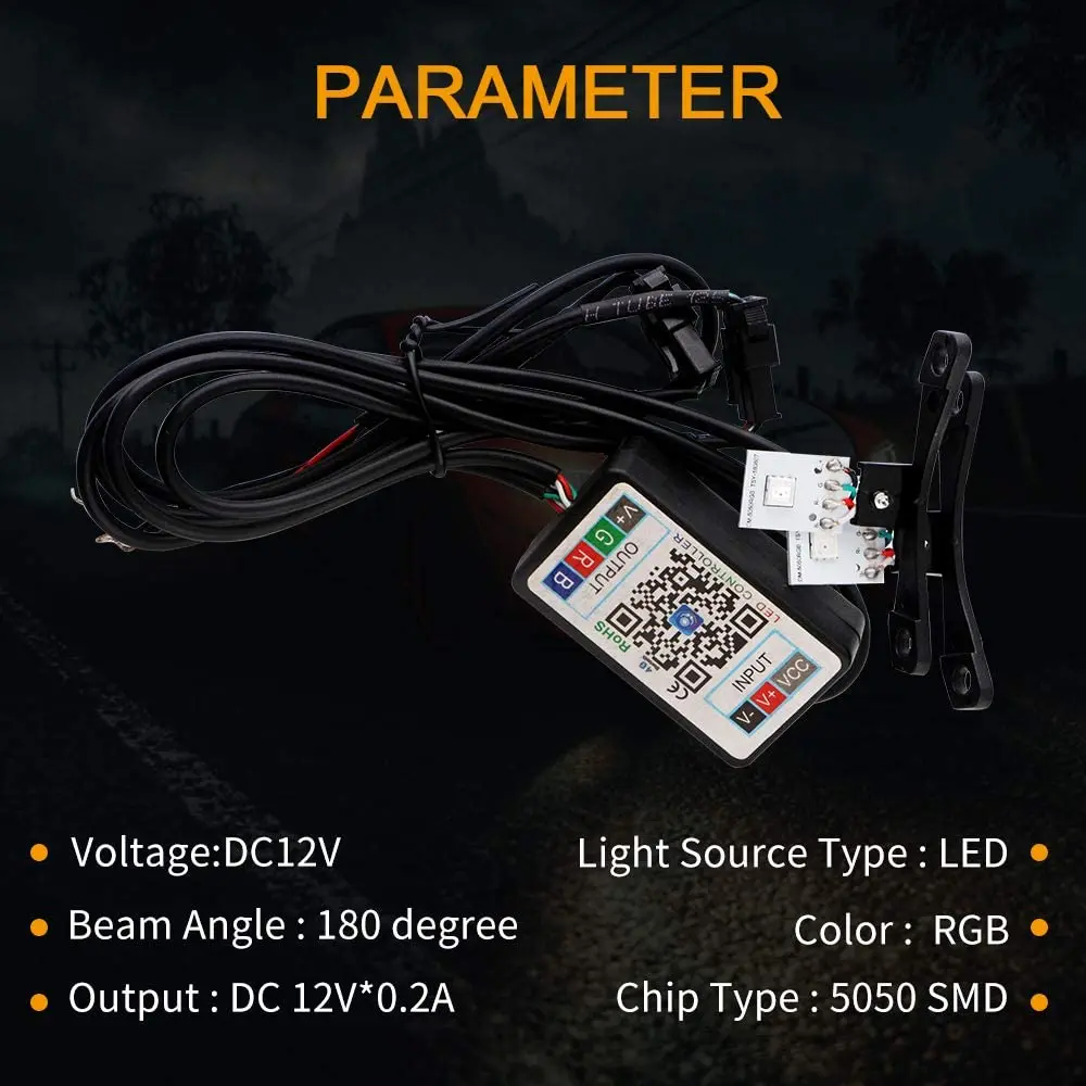 Ysy-車とオートバイのヘッドライト,5050インチbiキセノン