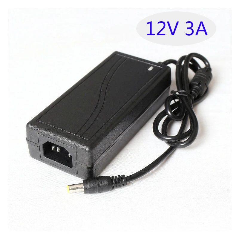 Светодиодный импульсный источник питания AC/DC адаптер 12V 3A 36W настольный Тип 36W Светодиодный адаптер питания
