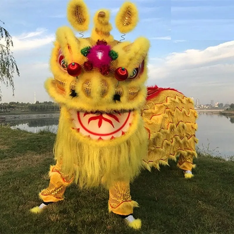 Chineses танцевальный костюм льва традиционная школьная Вечеринка косплей костюм Взрослый размер льва костюмы Love Live Косплей