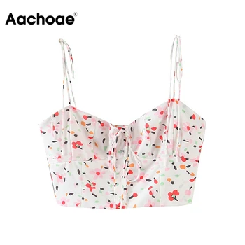 

Sexy Spaghetti Strap Beach Tops Print Bow Tie Club Party Short Camis Lady Backless Bodycon Tank Top Female Summer Vetement Femme