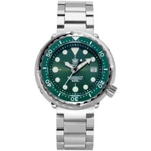 316L Stainless Steel Automatic Watch Men Tuna Diver Watch 300M Water Resistant Ceramics bezel Sapphire glass