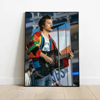 

Hd Print Harry Styles Picture Wall Artwork Modular Starry Sky Guitar Painting Poster Canvas Living Room Home Decoration No Frame