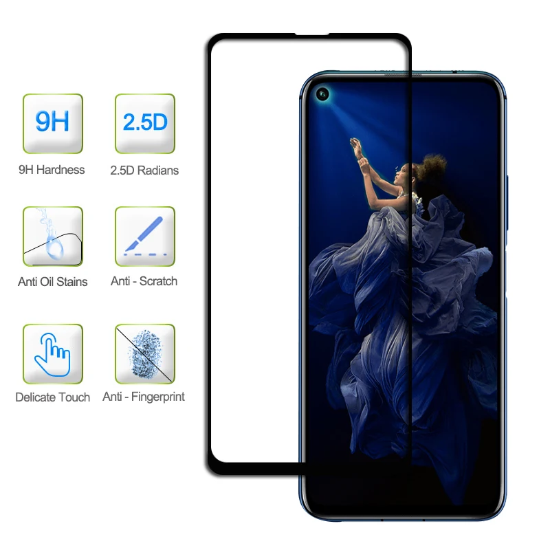 Защитное стекло для huawei honer 10 honor 2019 протектор экрана huaweu hono honor10 закаленное пленка