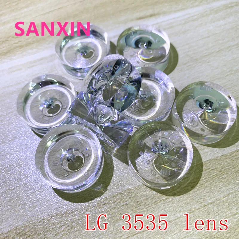 5PCS/Lot SMD LED Optical Lens 2835/3535 Diffuse Reflection Len For LG innotek TV Backlight Article lamp and Light box