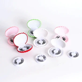 

new 10/20/pcs shell shape box mink lashes eyelash packaging box shell eyelash box
