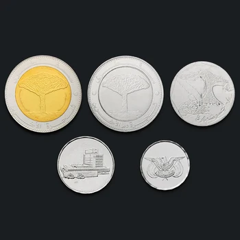 

Set 5Pcs Yemen Coins Middle East Asia 100% Real Original Coin New