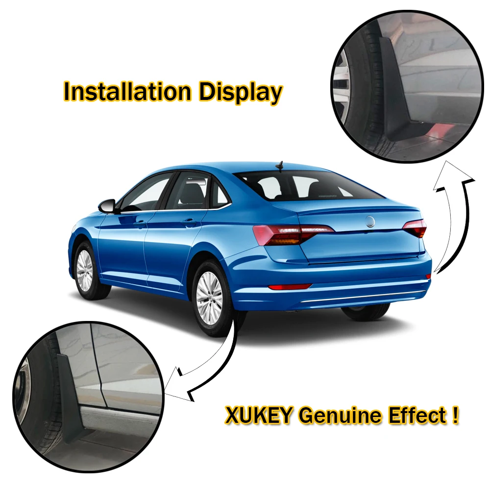 Литые Брызговики в стиле OE для Volkswagen VW Jetta Sedan Mk7-on Брызговики A7 S SE SEL Premium