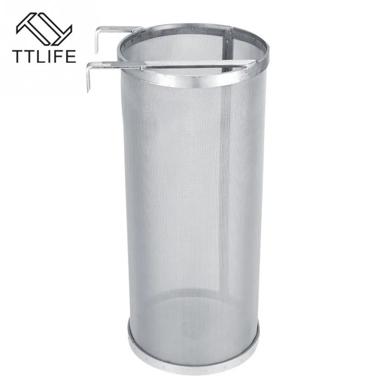 TTLIFE 300 Микрон нержавеющая сталь Homebrew Brew пиво хоп паук сетчатый фильтр с крюком многоразовые пивоваренные аксессуары