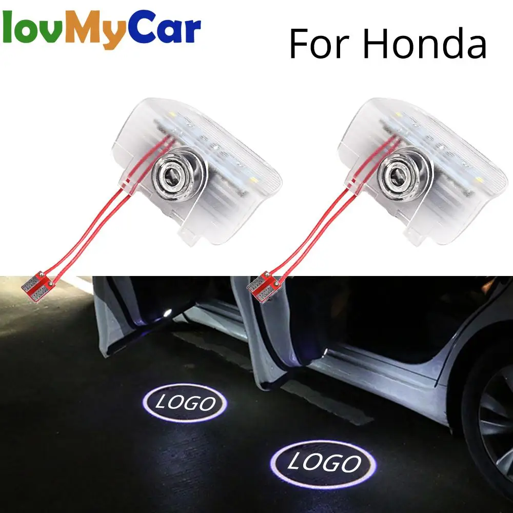 

LED Projection Logo Ghost Shadow Light Car Door Welcome Light DIY Step Light Symbol Sign Badge for Honda Odyssey / Acura RDX