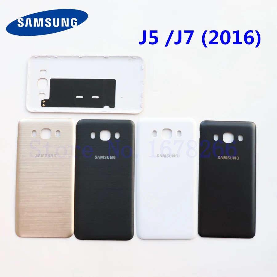 SAMSUNG Galaxy J5 J7 J510 J510F J510FN J710 J710F J510G J510H оригинальные чехлы для телефонов, задняя крышка, задняя крышка, крышка аккумулятора