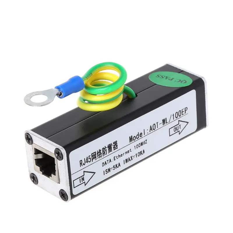 Сеть RJ45 оборудование для мониторинга камера lightning протектор стабилизатор напряжения устройство защиты молниеотвод
