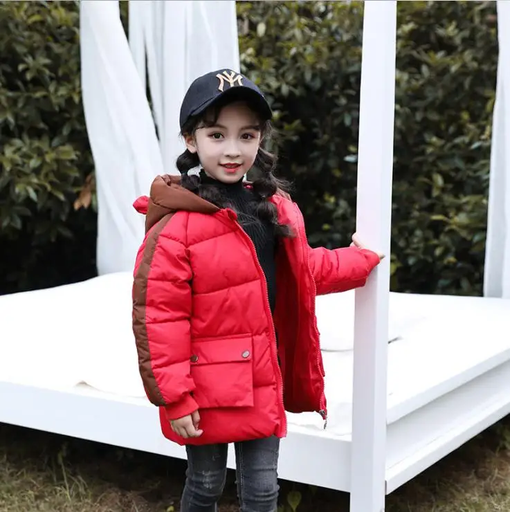 new children's down cotton padded children's boys and girls with the thickening cartoon Mickey Bao winter jumpsuit for a bo