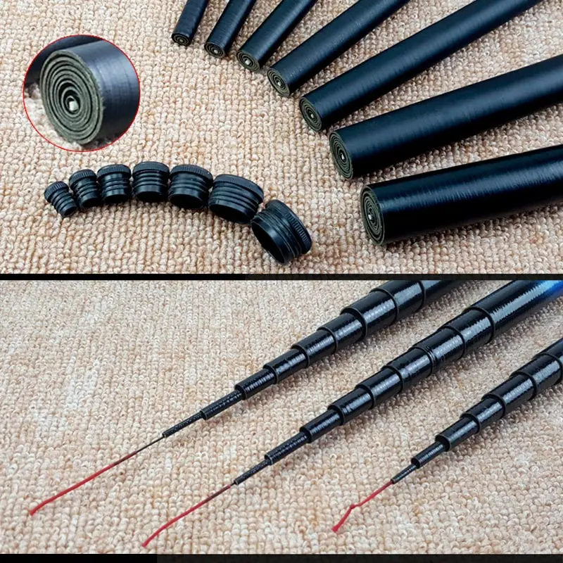 

Thread FRP Fishing Rod Telescopic Ultralight Hard Fishing Pole for Stream Freshwater FI-19ING