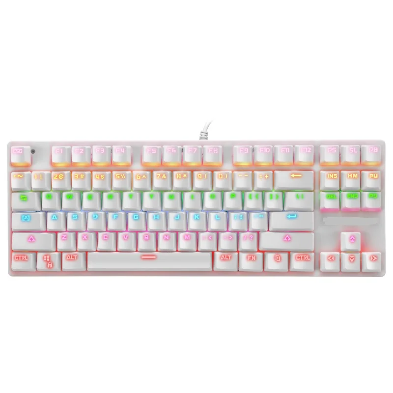 jogo do teclado com fio de 87key