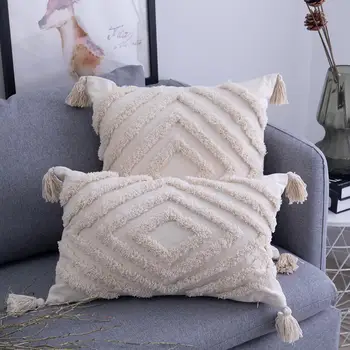 

45*45 Car Pillowcase Mat Home Decoration Cushion Cover Handmade Fashionable Pillow Cover Square Decorative Gift