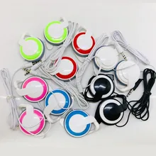Цветные спортивные наушники для бега без микрофона 3,5 мм, наушники-вкладыши, стерео наушники, гарнитура для компьютера, сотового телефона, MP3 музыки