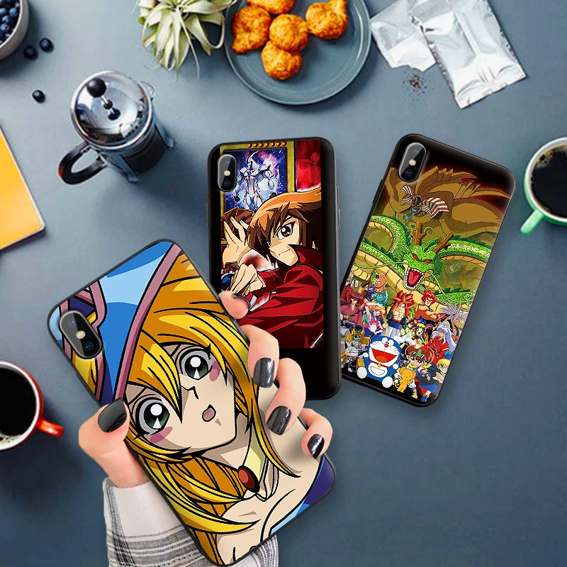 

Yu Gi Oh game Soft Silicone Phone Case For iphone X XS Max XR Case For iphone 7 8 6 6s Plus TPU Back Cover