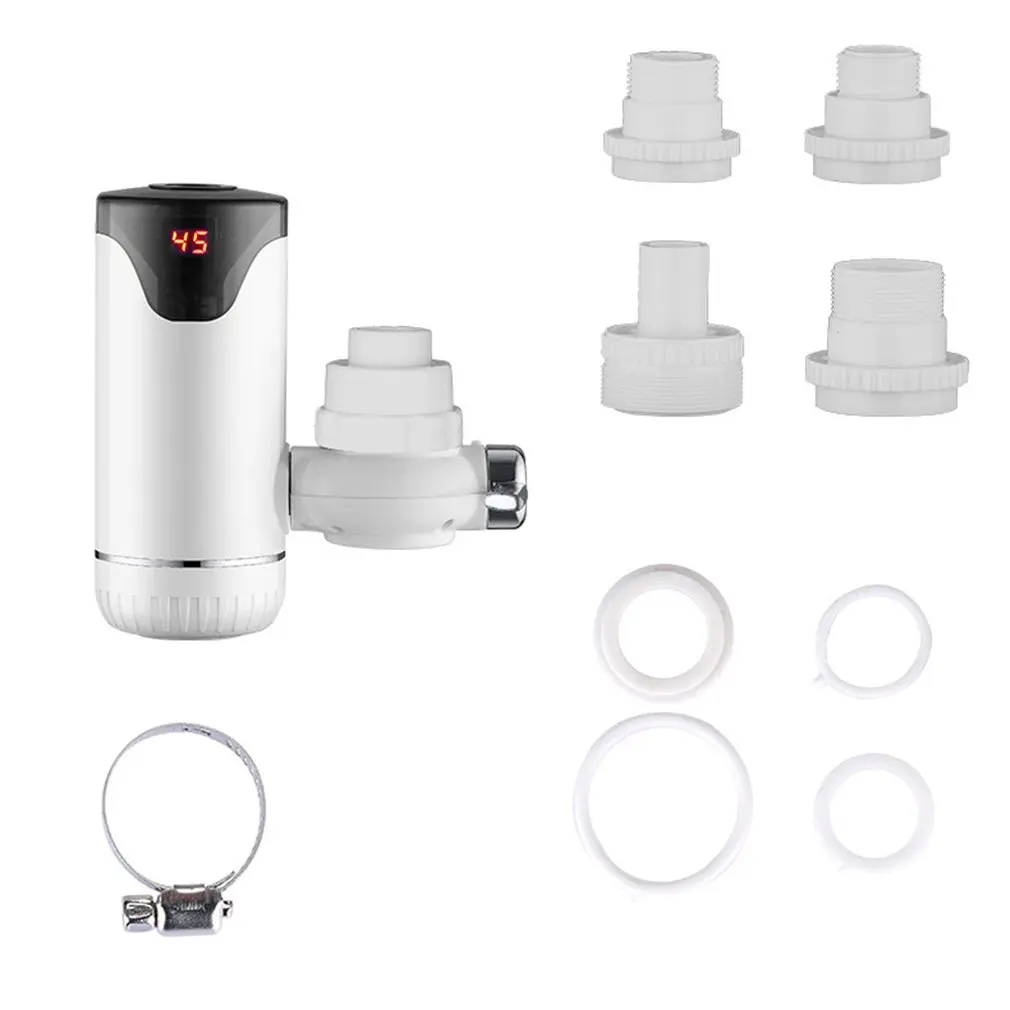 Электрический кран для горячей воды с бесплатной установкой, кухонный кран для холодного нагрева, безрезервуарный цифровой мгновенный кран для воды